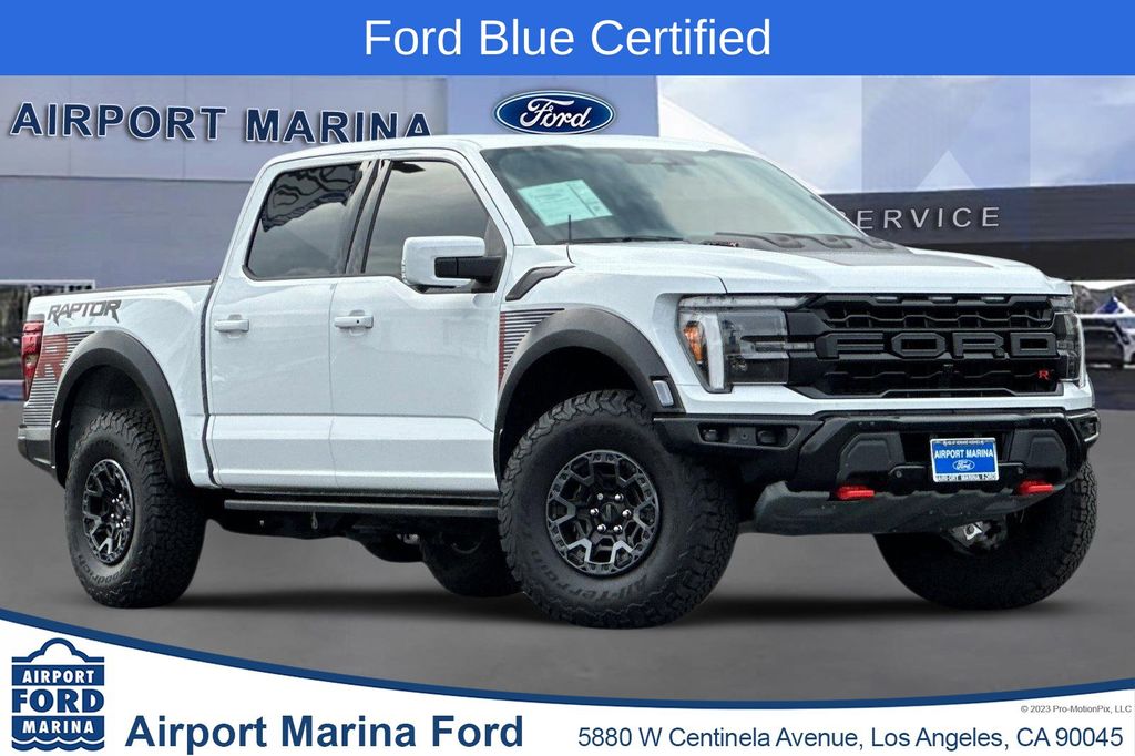 Oxford White 2025 Ford F-150 Raptor SuperCrew 4WD Pickup Truck Four-Wheel Drive Automatic