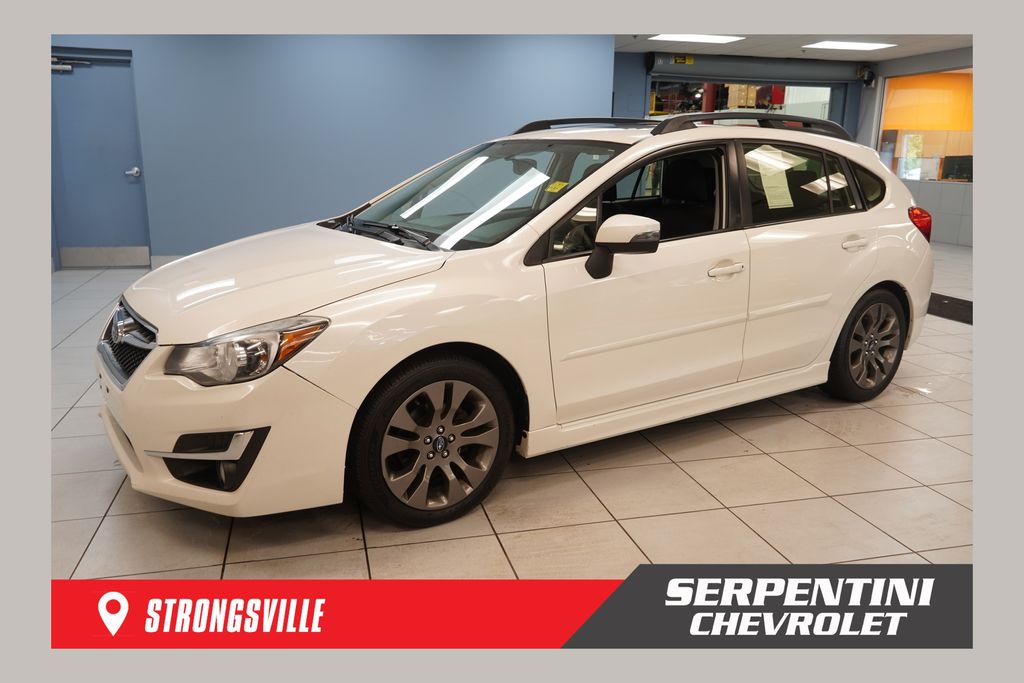 Crystal White Pearl 2016 Subaru Impreza Hatchback All-Wheel Drive Continuously Variable Transmission