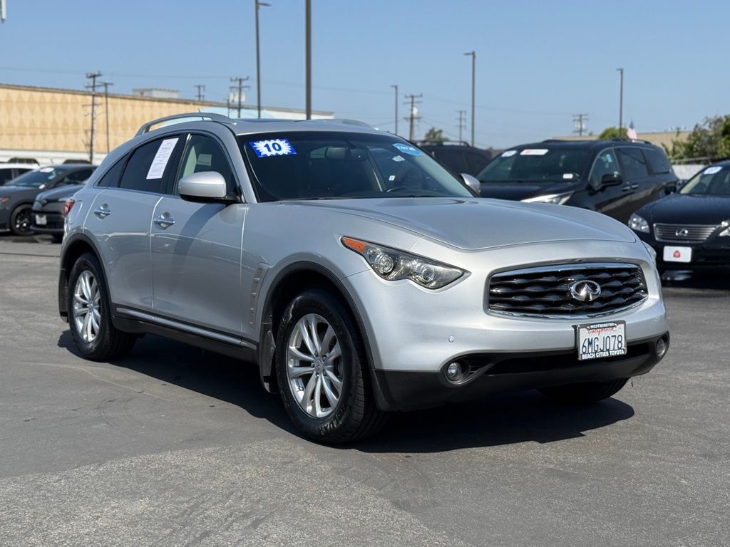 Gray (Liquid Platinum) 2010 INFINITI FX35 RWD SUV / Crossover Rear-Wheel Drive 7-Speed Automatic