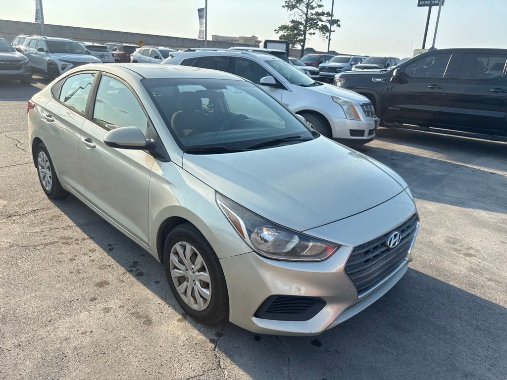 White (Linen Beige) 2018 Hyundai Accent Sedan Front-Wheel Drive 6-Speed Automatic