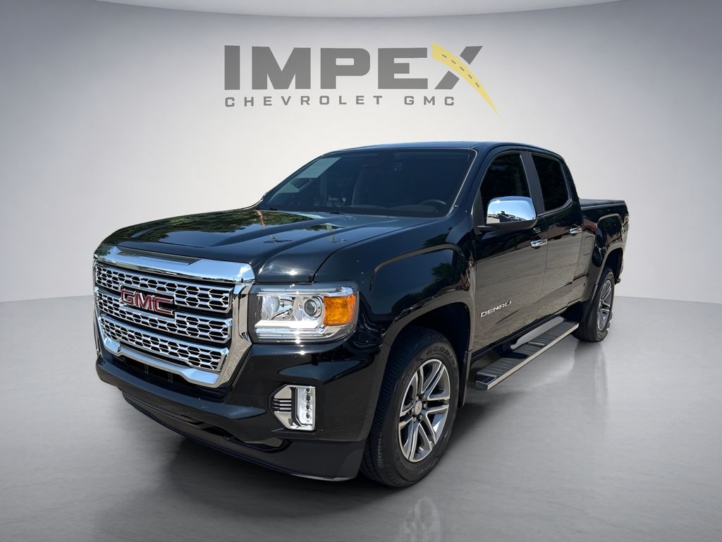 Onyx Black 2021 GMC Canyon Pickup Truck Four-Wheel Drive 8-Speed Automatic