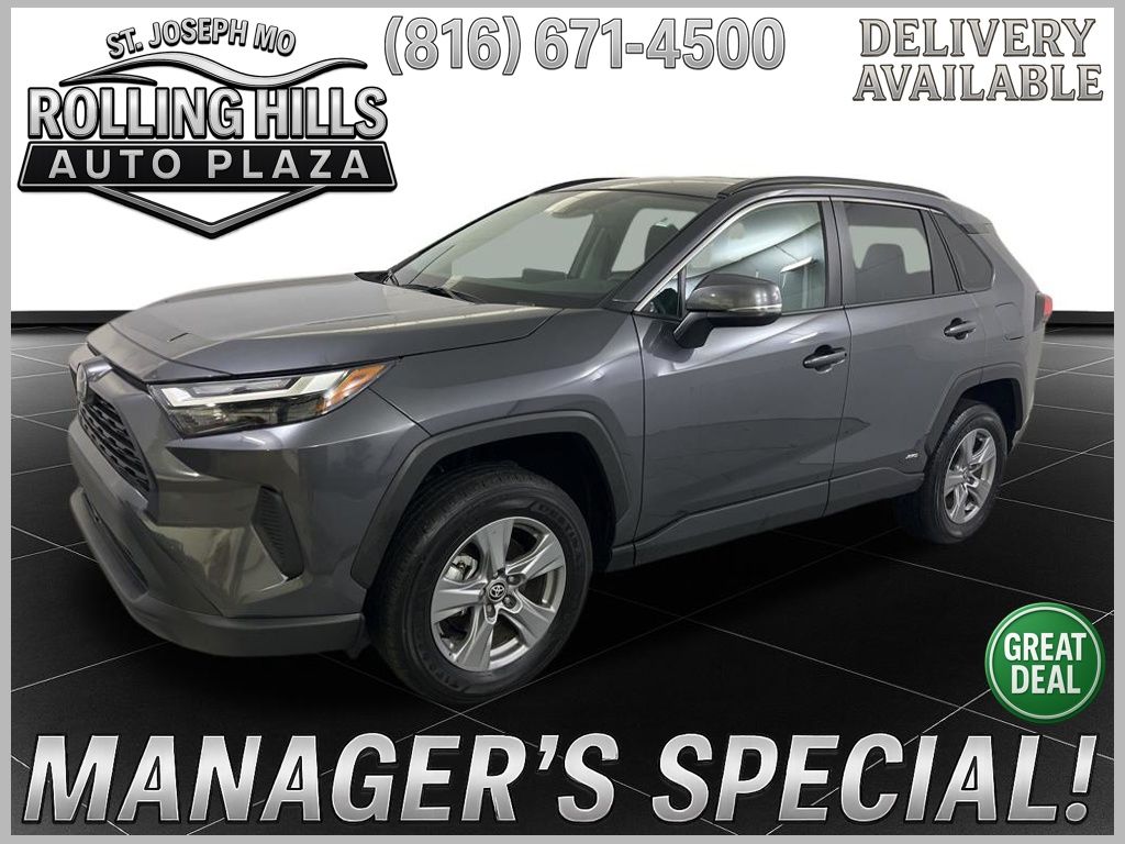 Magnetic Gray Metallic 2025 Toyota RAV4 Hybrid XLE AWD SUV / Crossover All-Wheel Drive Continuously Variable Transmission