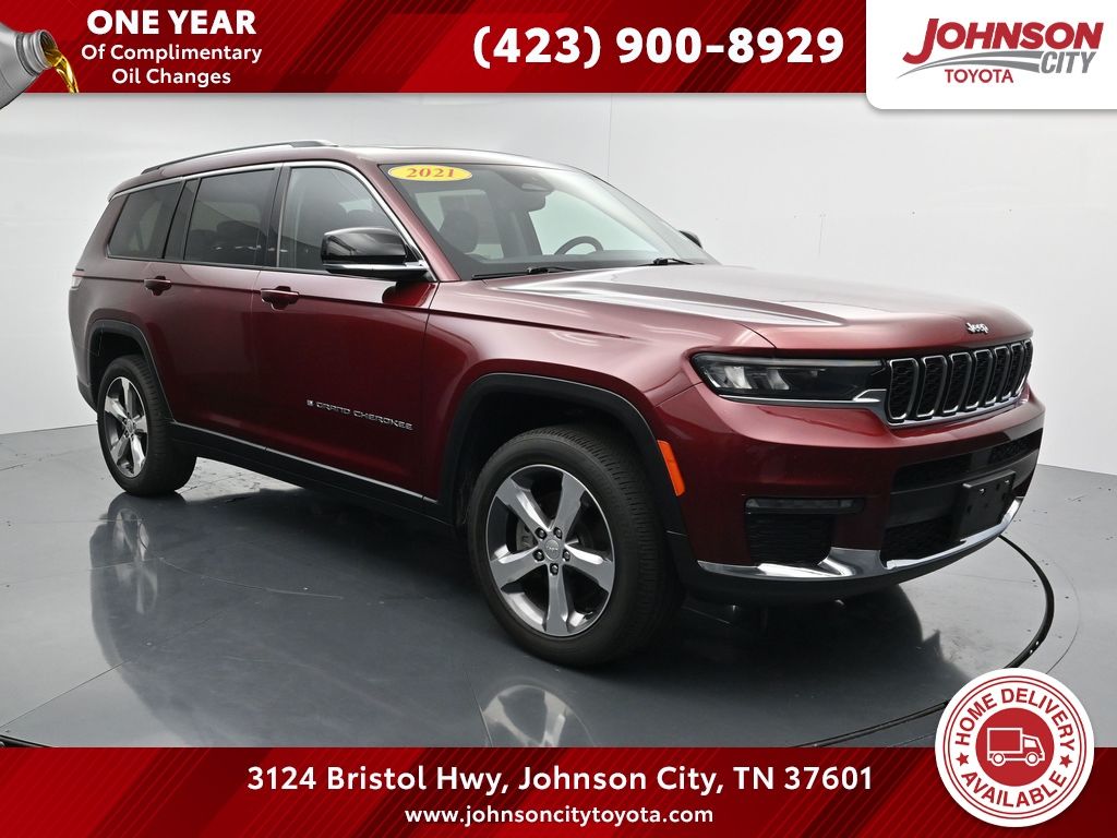 Velvet Red Pearlcoat 2021 Jeep Grand Cherokee L SUV / Crossover Four-Wheel Drive 8-Speed Automatic