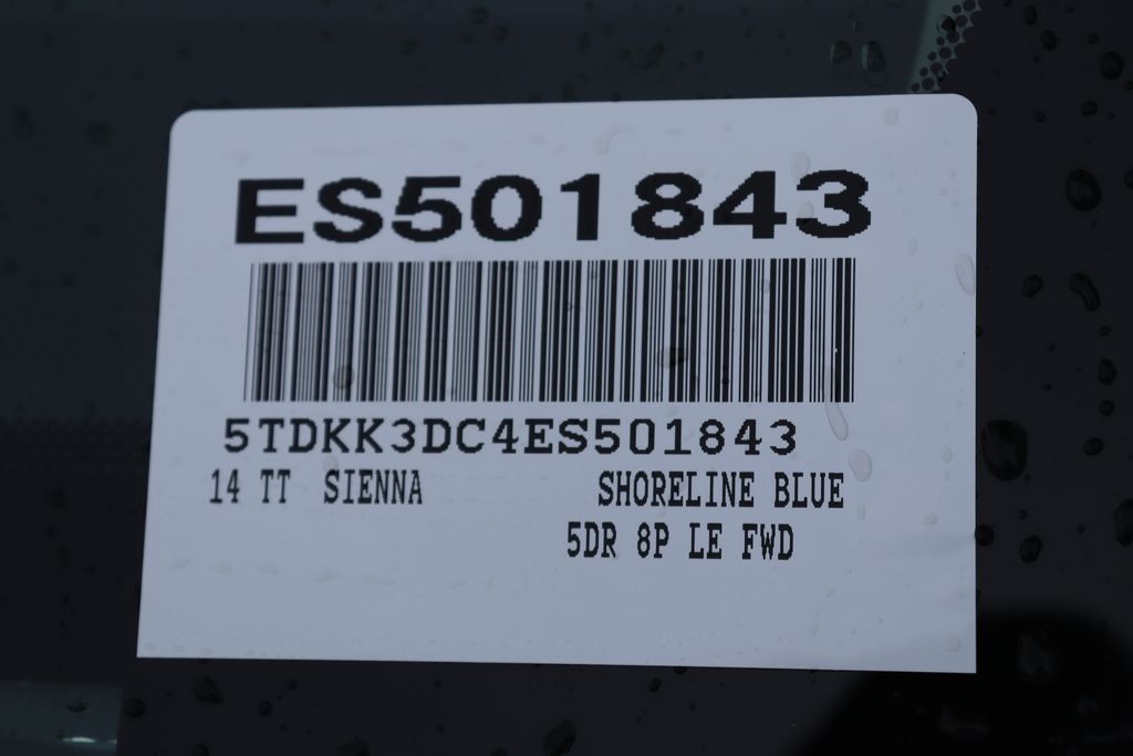 Thumbnail: 2014 Toyota Sienna - 7