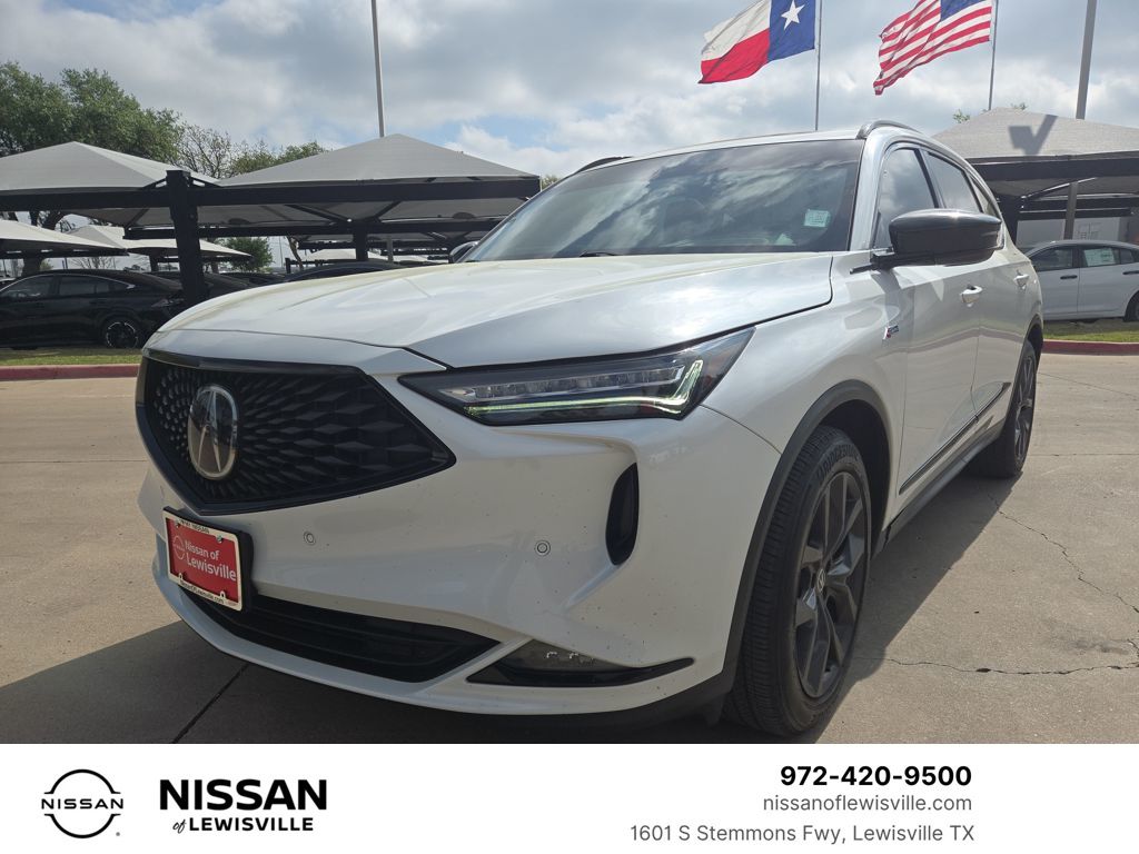 Platinum White Pearl 2022 Acura MDX SH-AWD with A-SPEC Package SUV / Crossover All-Wheel Drive Automatic