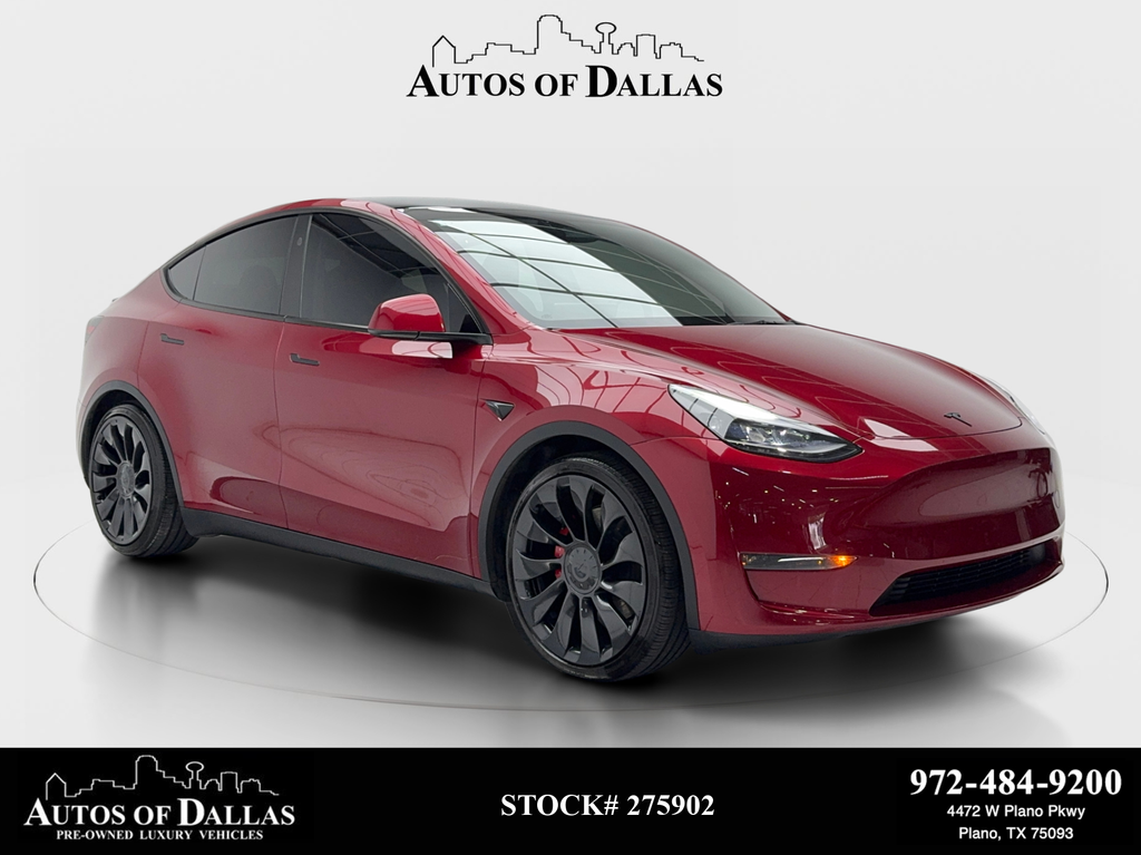Red 2024 Tesla Model Y Performance AWD SUV / Crossover All-Wheel Drive 1-Speed Automatic
