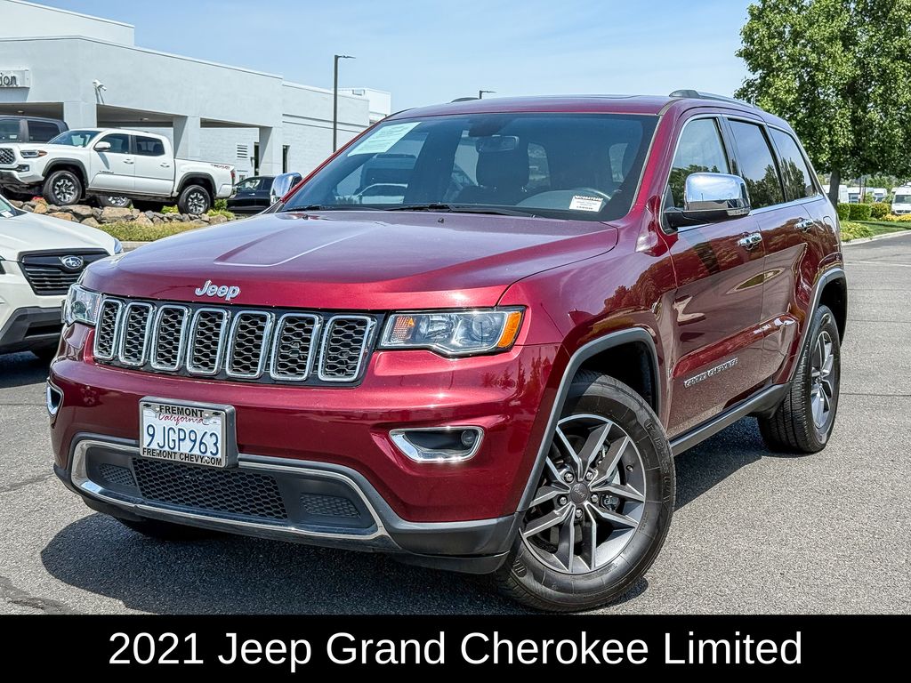 Velvet Red Pearlcoat 2021 Jeep Grand Cherokee Limited 4WD SUV / Crossover Four-Wheel Drive 8-Speed Automatic