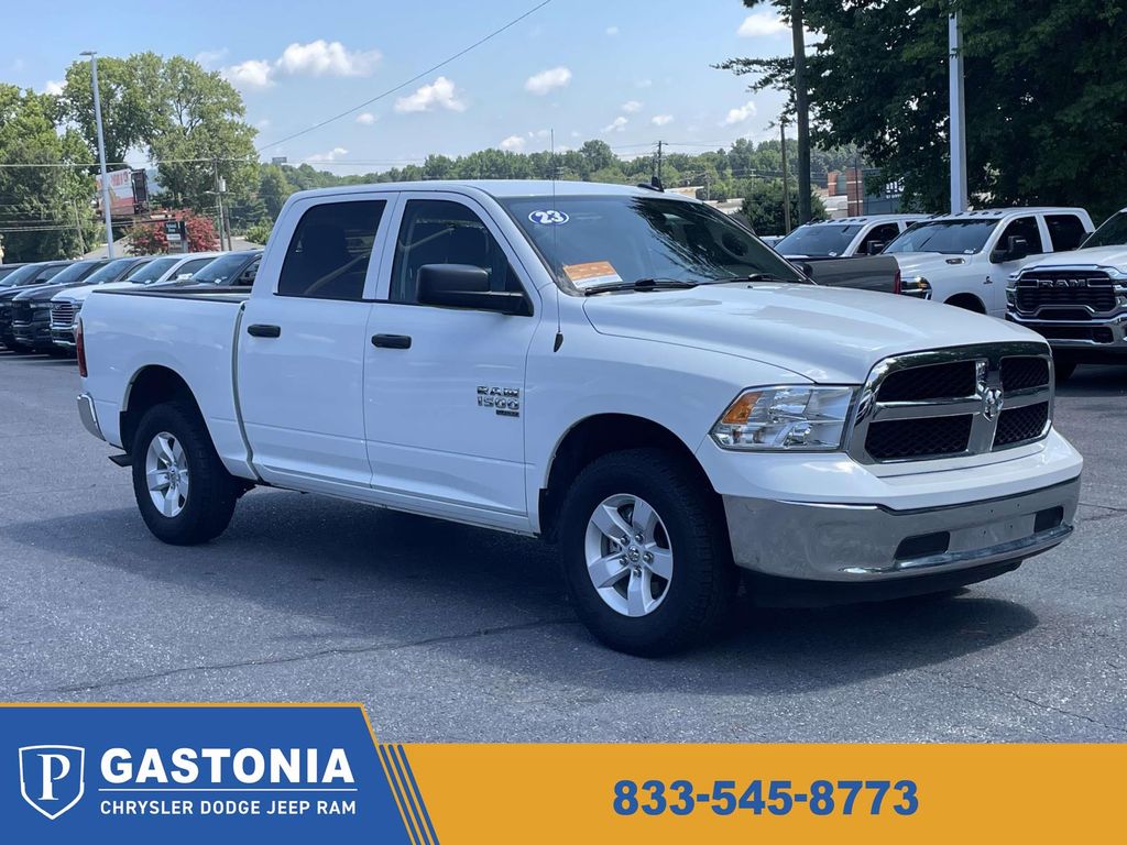 Bright White Clearcoat 2023 RAM 1500 Pickup Truck Four-Wheel Drive 8-Speed Automatic