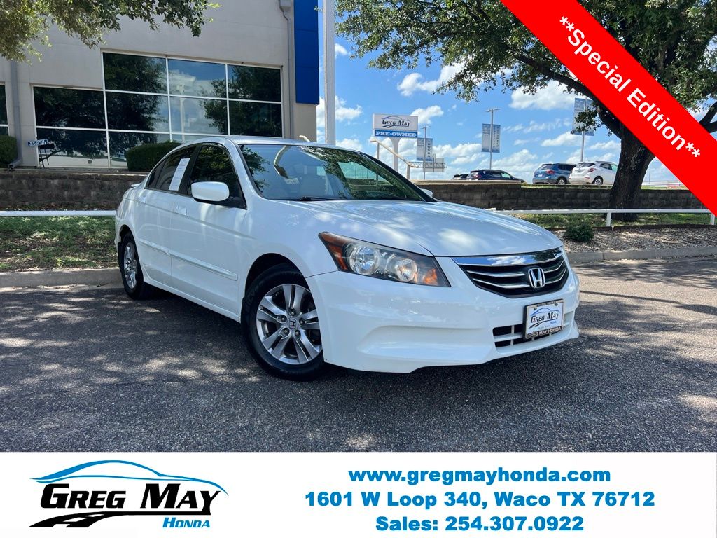 Taffeta White 2012 Honda Accord SE Sedan Front-Wheel Drive 5-Speed Automatic Overdrive