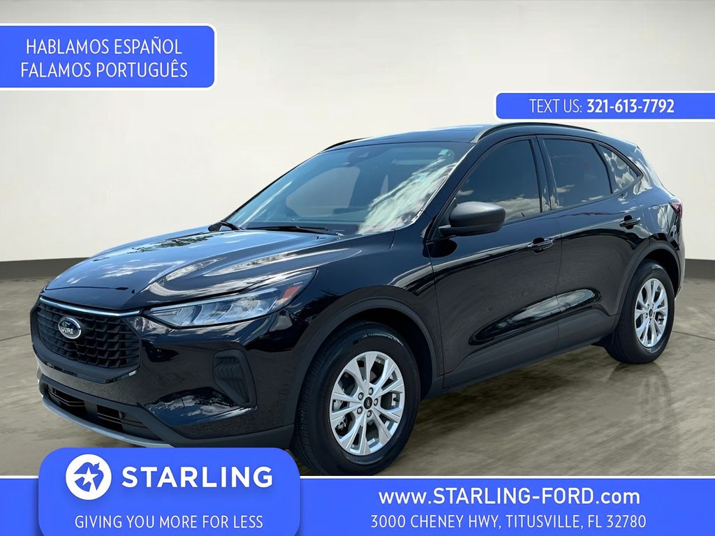 Black Metallic 2025 Ford Escape Active FWD SUV / Crossover Front-Wheel Drive 8-Speed Automatic