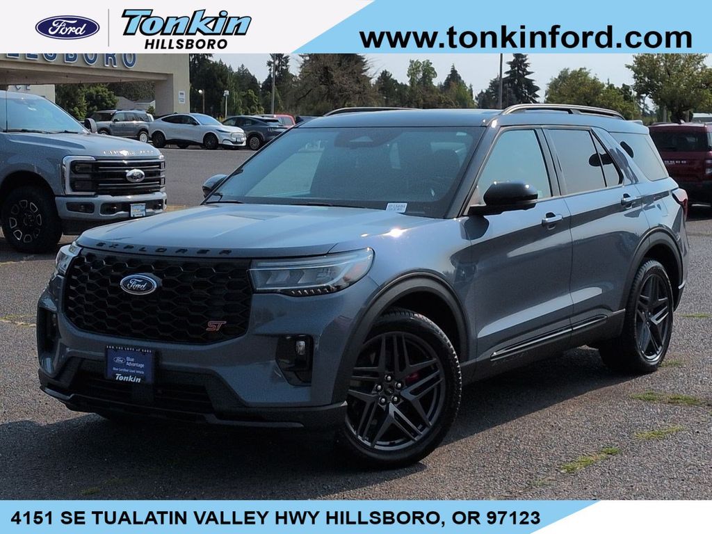 Vapor Blue Metallic 2025 Ford Explorer SUV / Crossover All-Wheel Drive Automatic