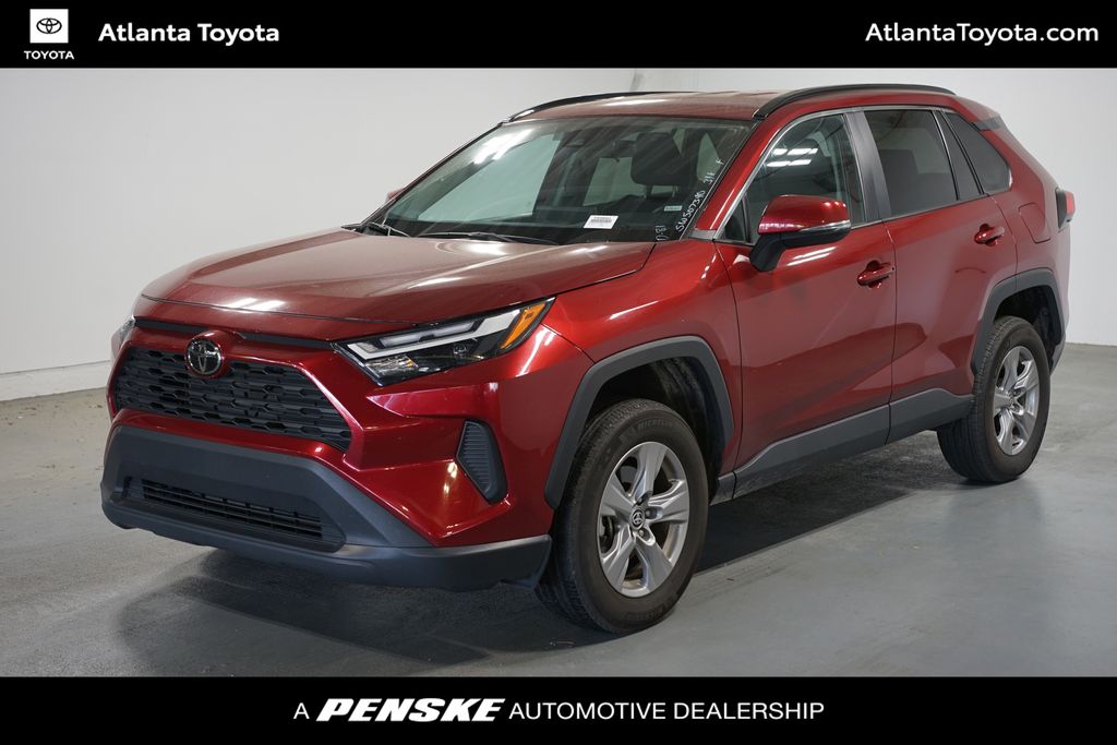 Red (Ruby Flare Pearl) 2025 Toyota RAV4 XLE AWD SUV / Crossover All-Wheel Drive 8-Speed Automatic