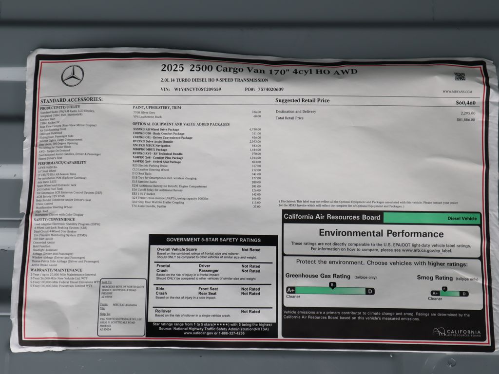 2025 Mercedes-Benz Sprinter 2500 9