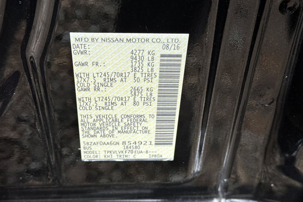 used 2016 Nissan NV Passenger car, priced at $26,921