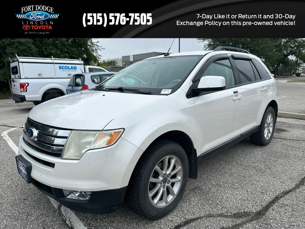 White Platinum Metallic Tri-Coat 2010 Ford Edge SUV / Crossover All-Wheel Drive 6-Speed Automatic