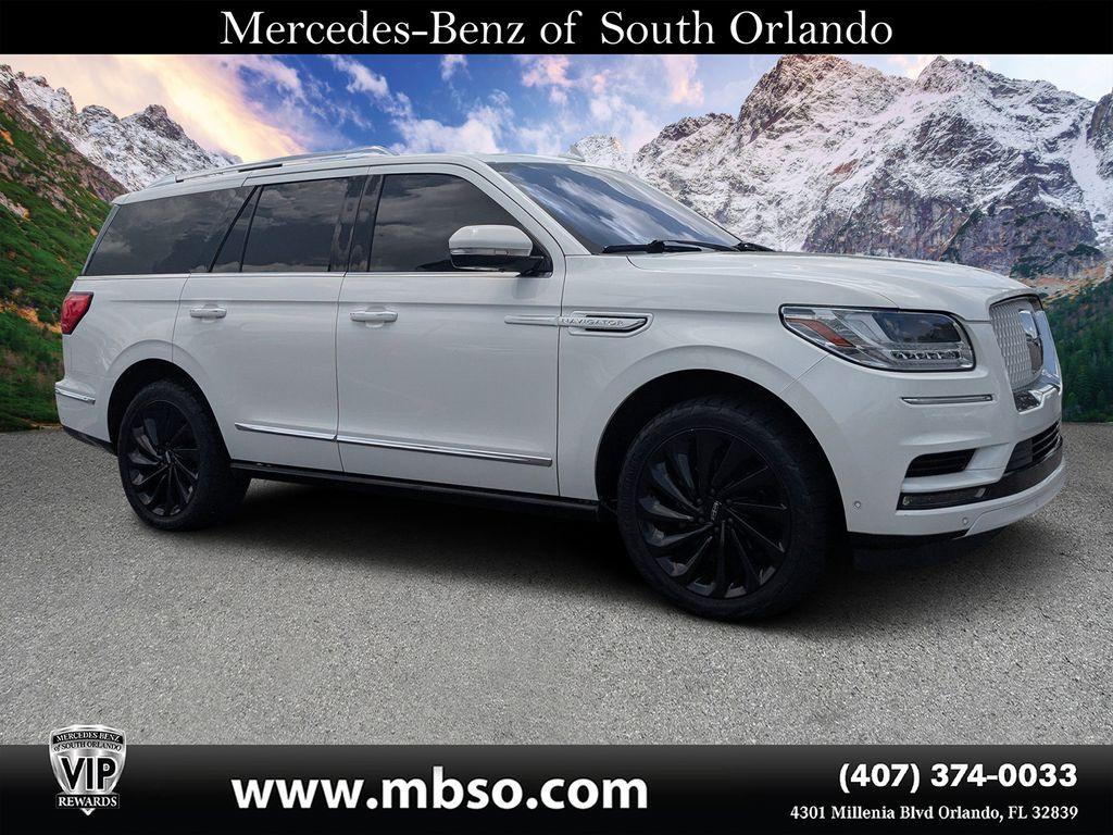 Pristine White 2020 Lincoln Navigator SUV / Crossover Four-Wheel Drive Automatic