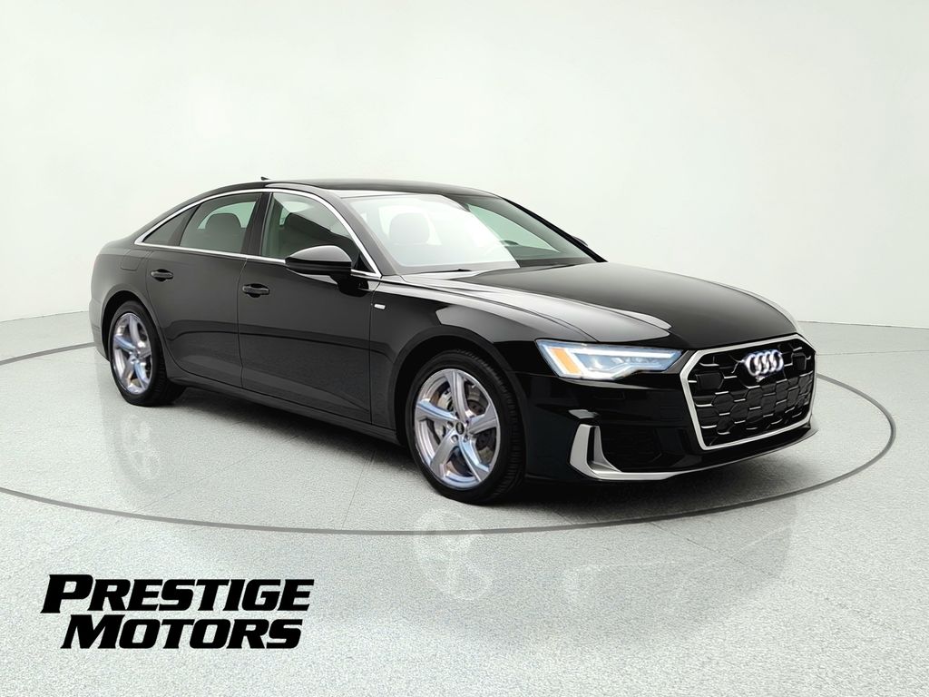 Black 2024 Audi A6 Sedan All-Wheel Drive 7-Speed Automatic