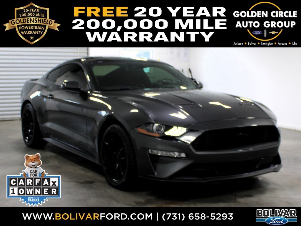 Gray (Magnetic Metallic) 2019 Ford Mustang Coupe Rear-Wheel Drive 6-Speed Manual