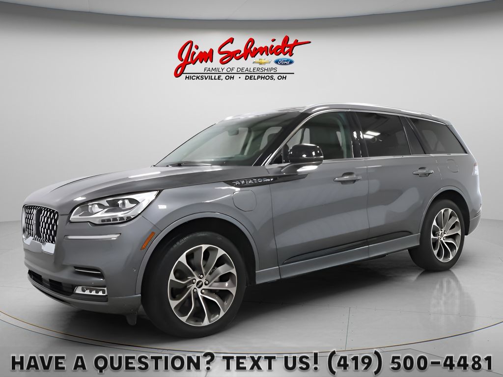 Asher Gray Metallic Clearcoat 2023 Lincoln Aviator Grand Touring AWD SUV / Crossover All-Wheel Drive Automatic