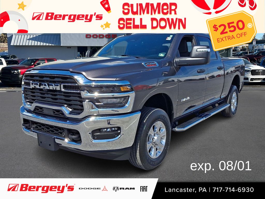 Gray (Granite Crystal Metallic Clearcoat) 2026 RAM 2500 Pickup Truck Four-Wheel Drive 8-Speed Automatic