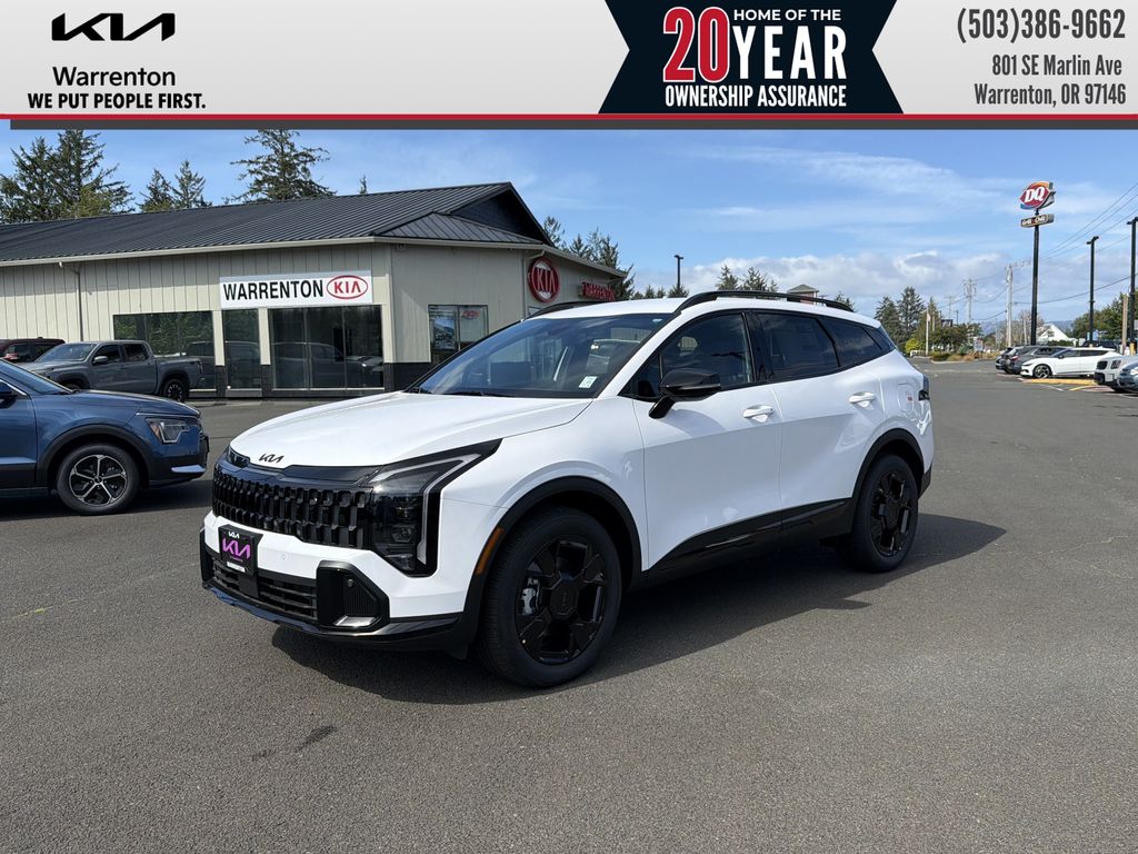 Glacial White Pearl 2026 Kia Sportage SUV / Crossover All-Wheel Drive 8-Speed Automatic