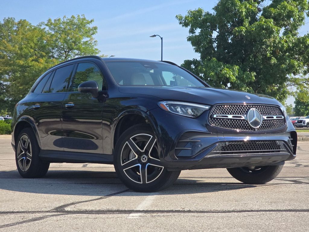 Certified Used 2023 Blue Mercedes-Benz GLC 300 image 2