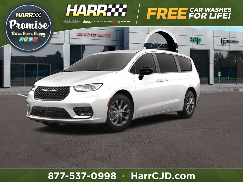 Bright White Clearcoat 2024 Chrysler Pacifica Minivan All-Wheel Drive 9-Speed Automatic