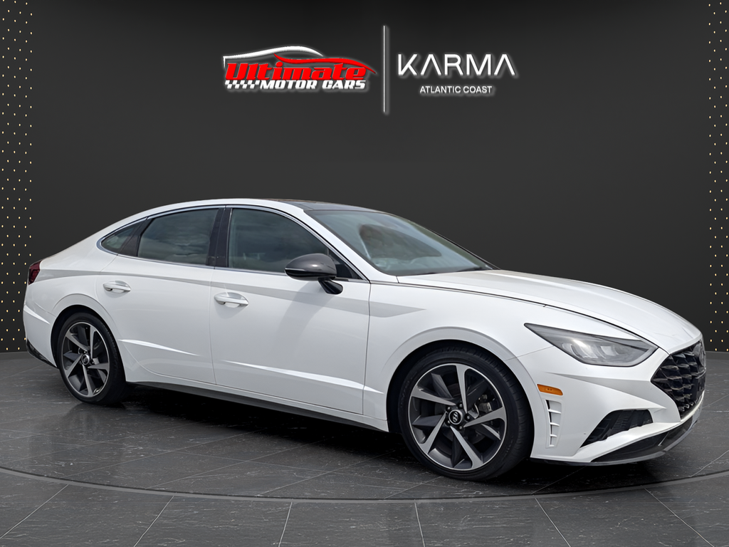 Serenity White 2023 Hyundai Sonata SEL Plus FWD Sedan Front-Wheel Drive 8-Speed Automatic