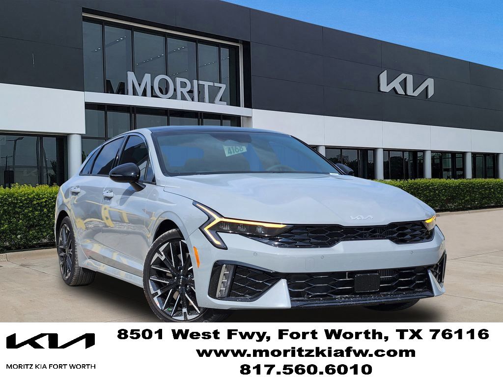 Gray 2026 Kia K5 GT FWD Sedan Front-Wheel Drive 8-Speed Dual Clutch
