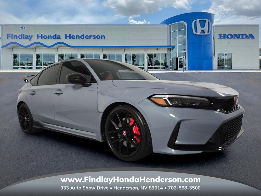 Sonic Gray Pearl 2023 Honda Civic Type R Hatchback Front-Wheel Drive 6-Speed Manual