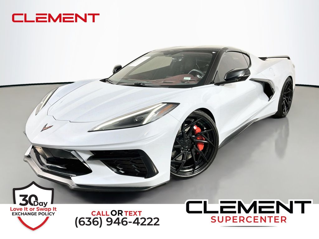 Ceramic Matrix Gray Metallic 2021 Chevrolet Corvette Coupe Rear-Wheel Drive 8-Speed Dual Clutch