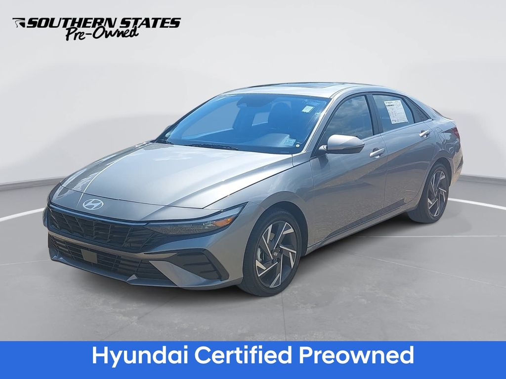 Fluid Metal 2025 Hyundai Elantra Hybrid Sedan Front-Wheel Drive 6-Speed Dual Clutch