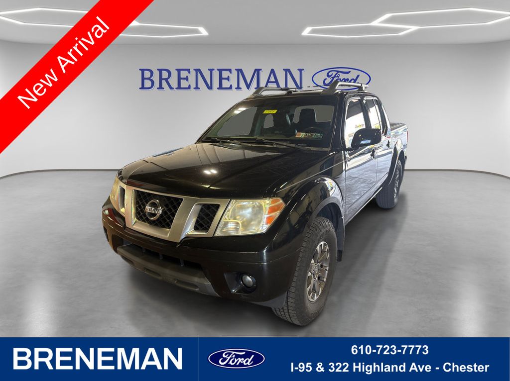 Gray (Magnetic Black) 2016 Nissan Frontier Pickup Truck Four-Wheel Drive 5-Speed Automatic Overdrive