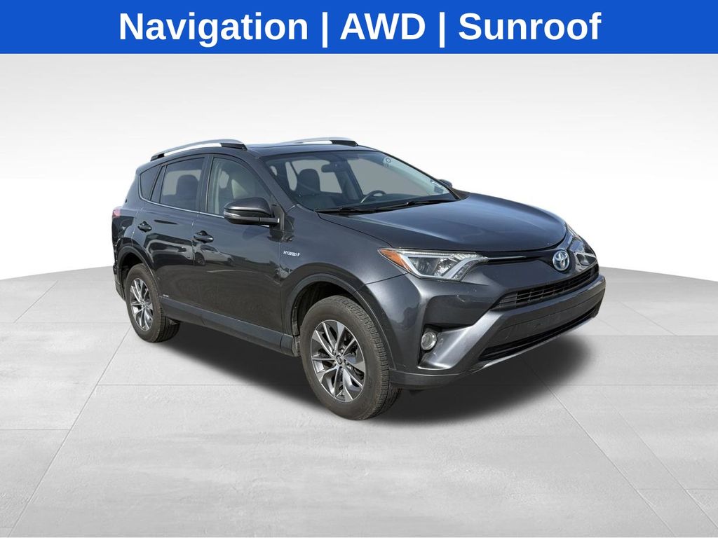 Magnetic Gray Metallic 2016 Toyota RAV4 Hybrid XLE AWD SUV / Crossover All-Wheel Drive Continuously Variable Transmission