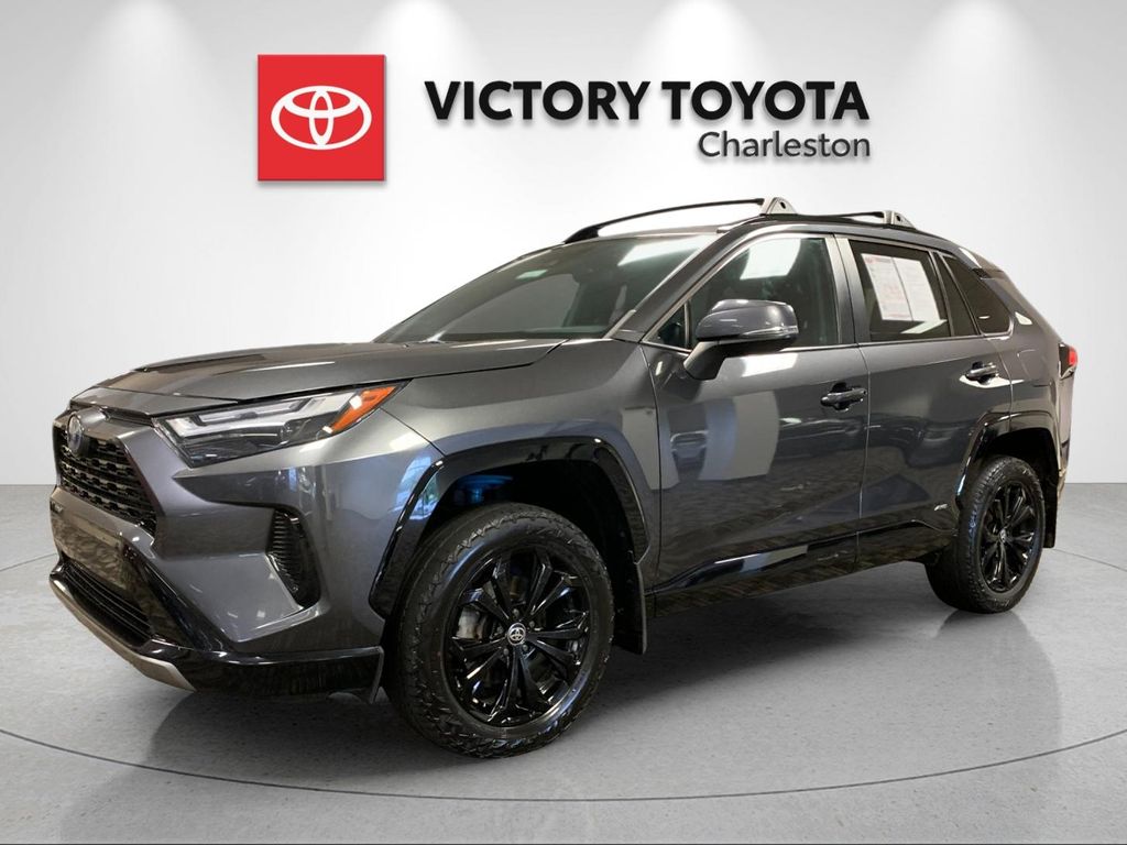 Magnetic Gray Metallic 2023 Toyota RAV4 Hybrid SUV / Crossover All-Wheel Drive Continuously Variable Transmission