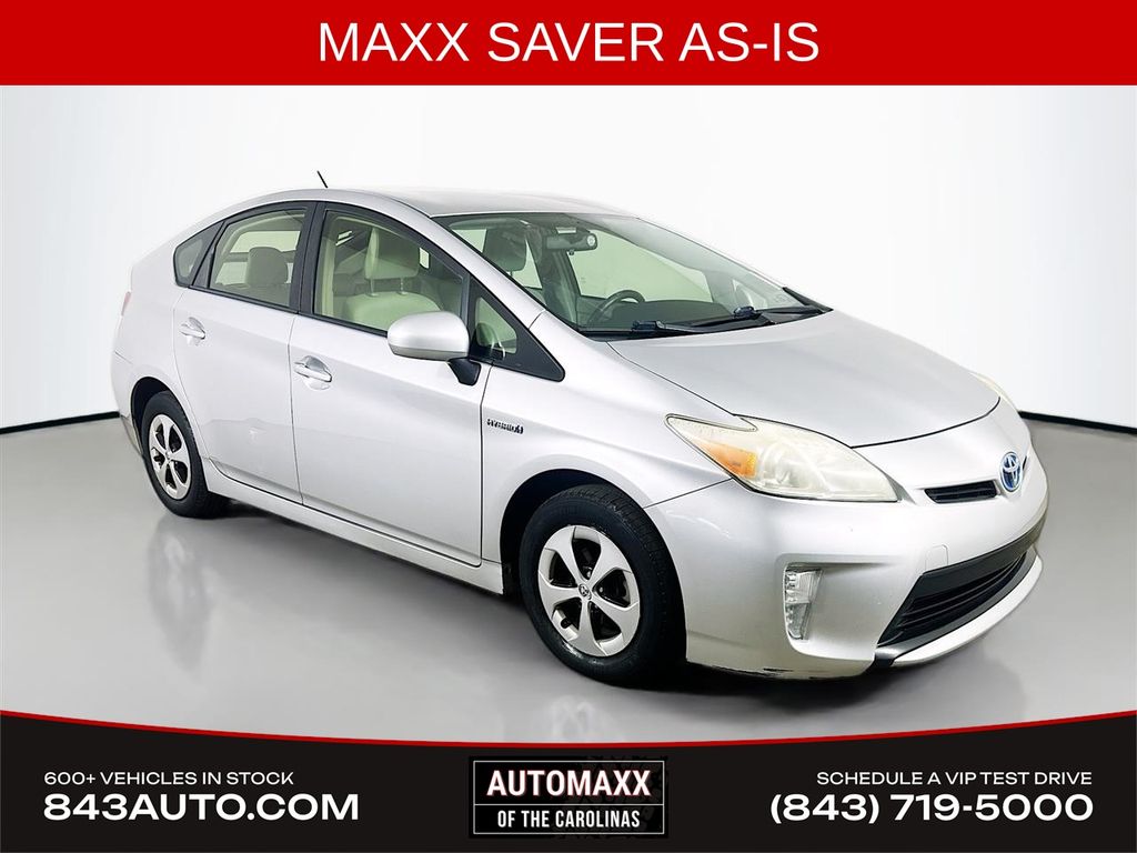 Classic Silver Metallic 2012 Toyota Prius Three Hatchback Front-Wheel Drive Continuously Variable Transmission
