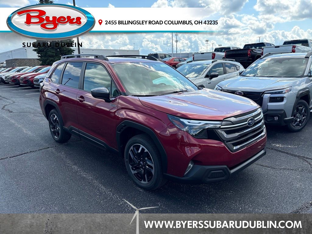 Crimson Red Pearl 2026 Subaru Forester Hybrid SUV / Crossover All-Wheel Drive Continuously Variable Transmission