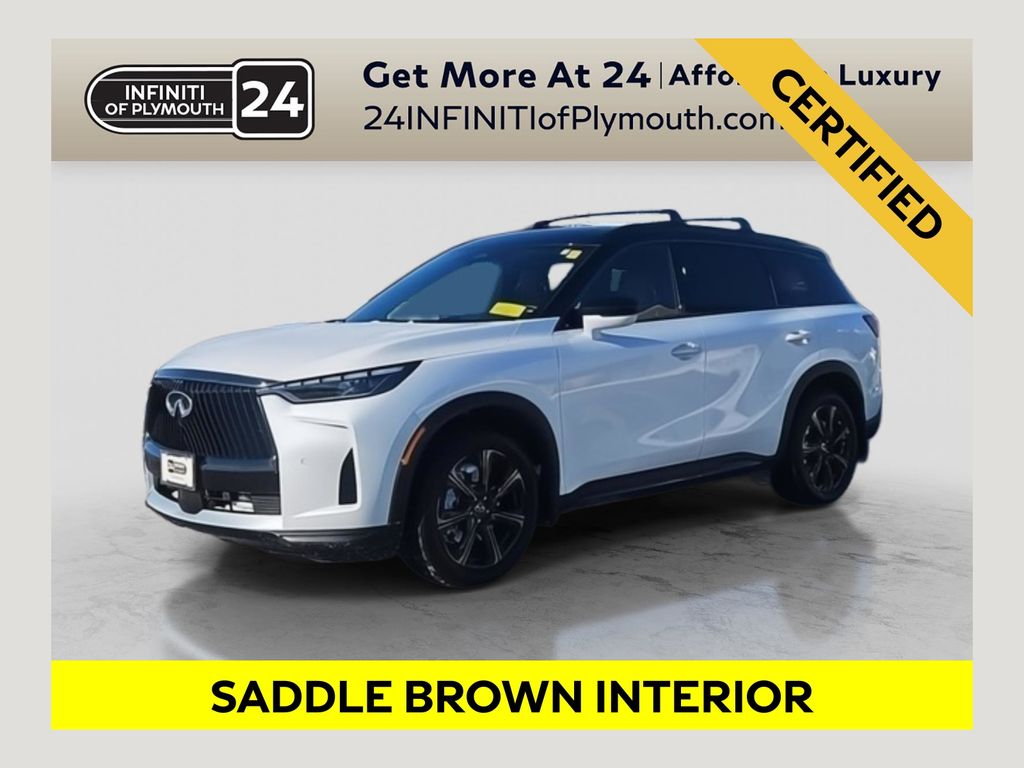 White / Black 2026 INFINITI QX60 Autograph AWD SUV / Crossover All-Wheel Drive 9-Speed Automatic