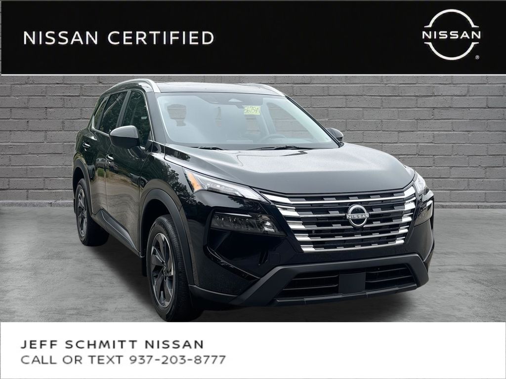 Super Black 2025 Nissan Rogue SUV / Crossover Front-Wheel Drive Continuously Variable Transmission