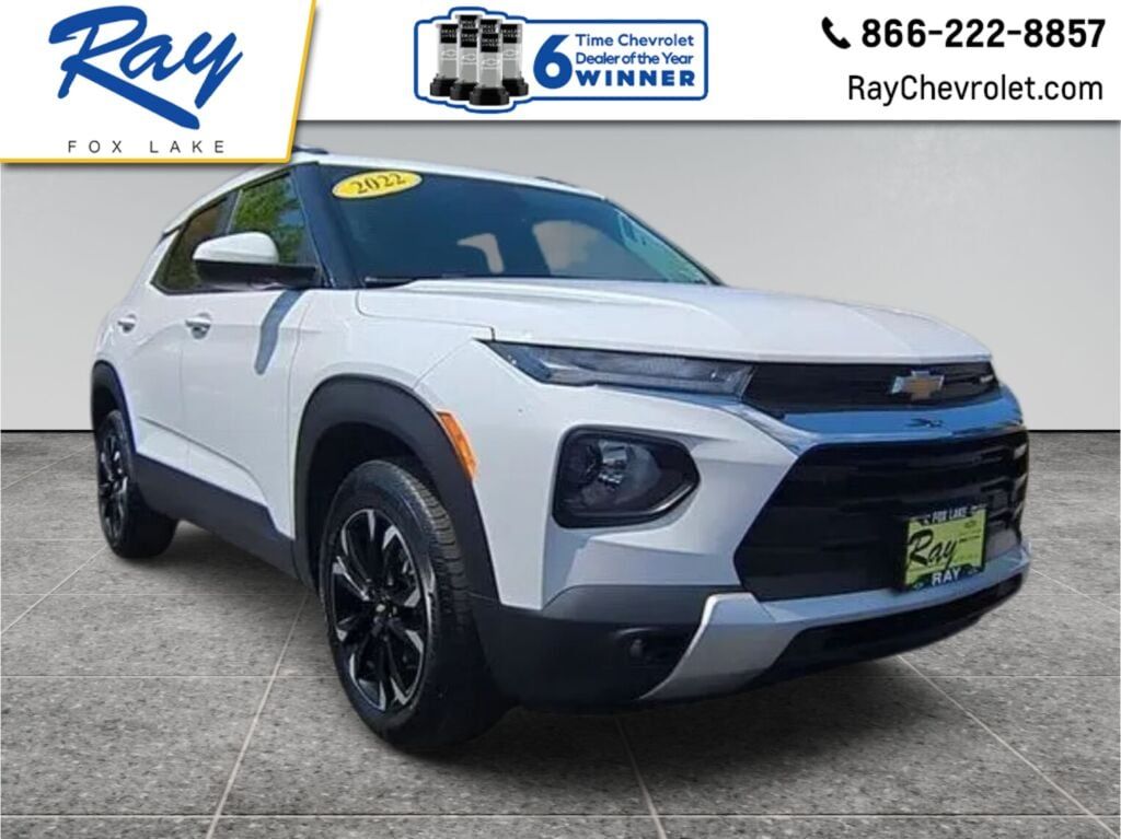 Summit White 2022 Chevrolet Trailblazer SUV / Crossover Four-Wheel Drive 9-Speed Automatic