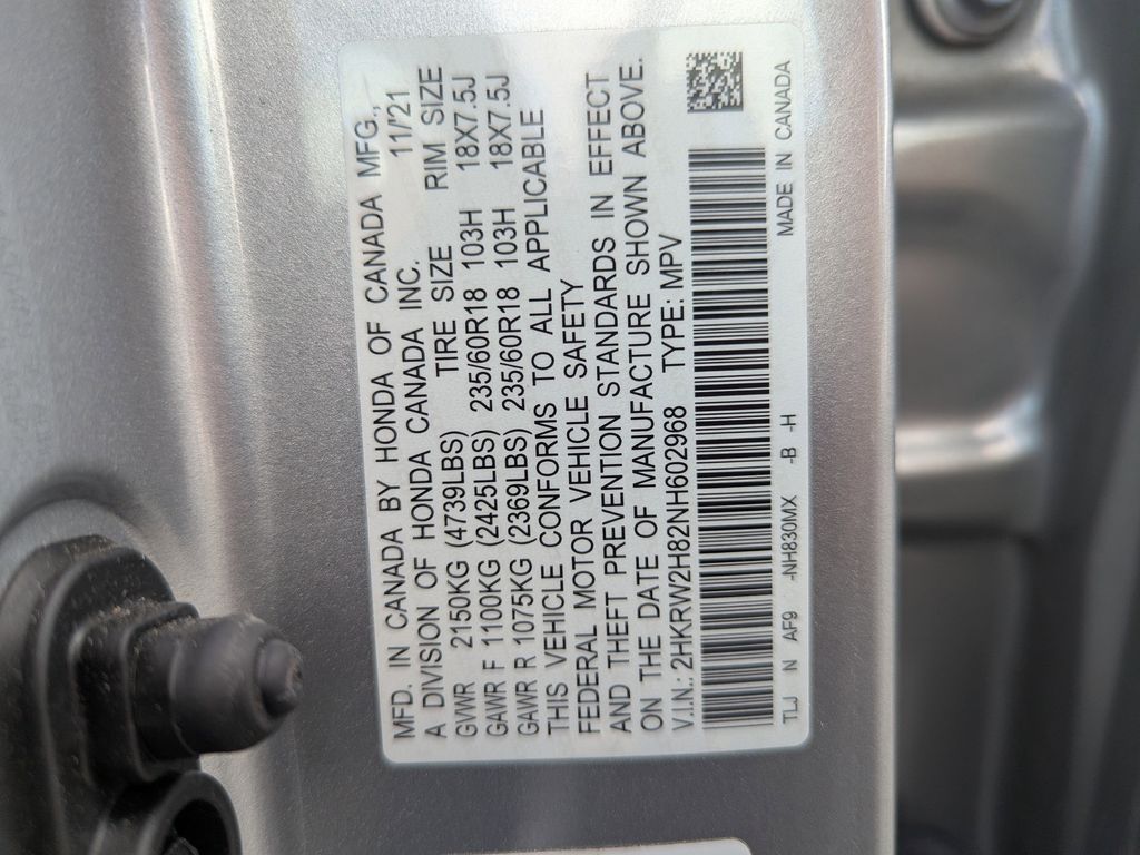 used 2022 Honda CR-V car, priced at $27,193