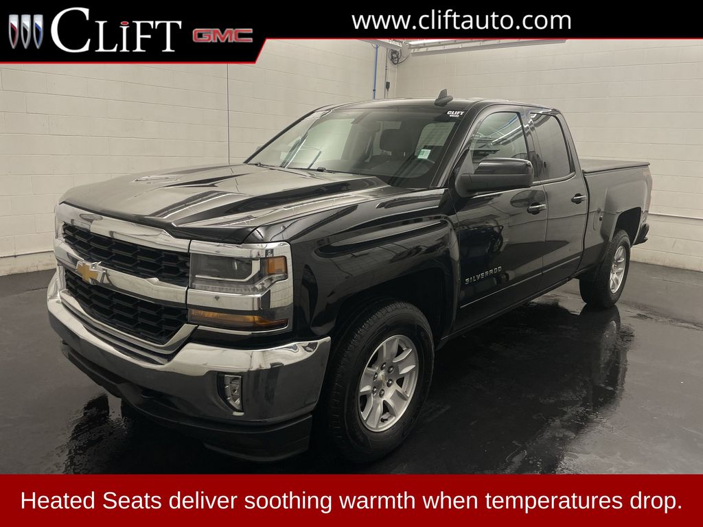 Black 2017 Chevrolet Silverado 1500 Pickup Truck Four-Wheel Drive 6-Speed Automatic Overdrive