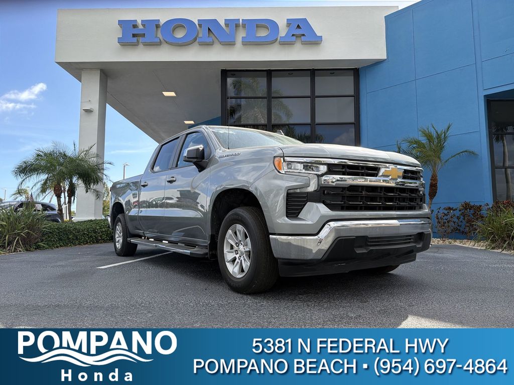 Sterling Gray Metallic 2024 Chevrolet Silverado 1500 Pickup Truck 4X2 Automatic