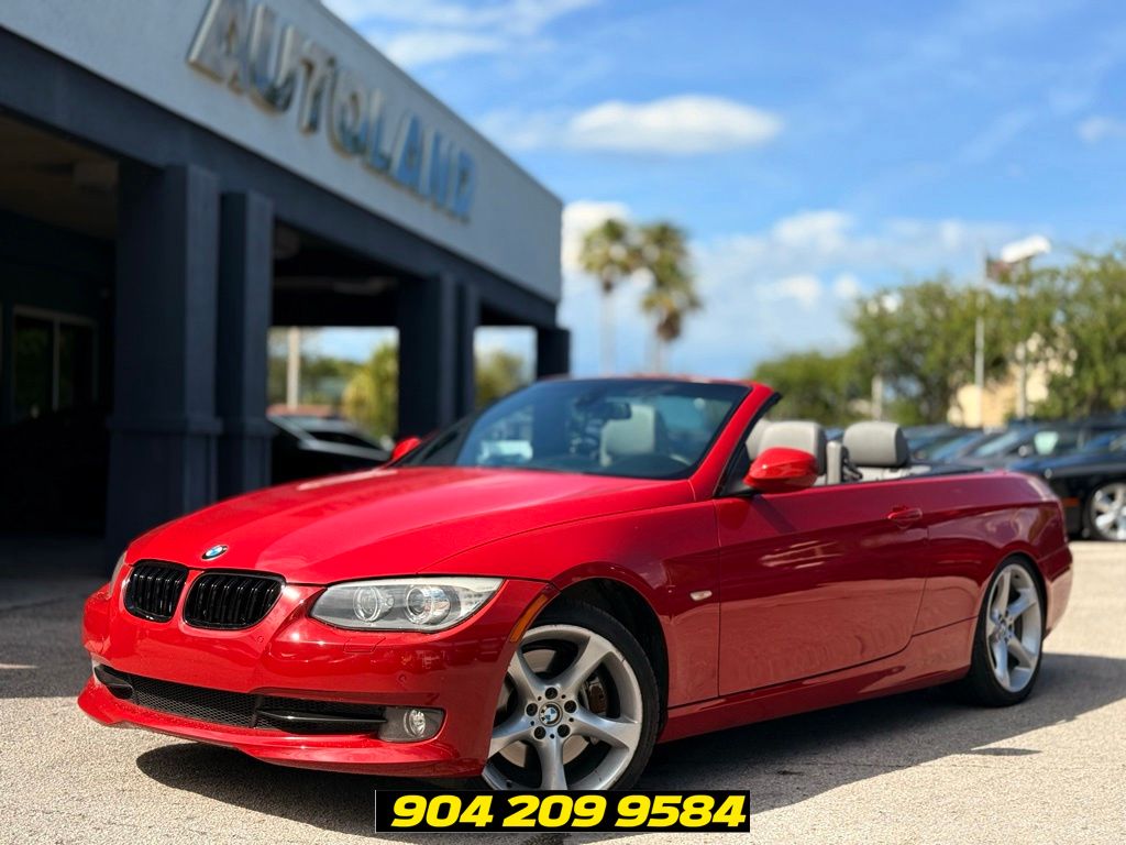 Crimson Red 2013 BMW 3 Series 335i Convertible RWD Convertible Rear-Wheel Drive 6-Speed Automatic