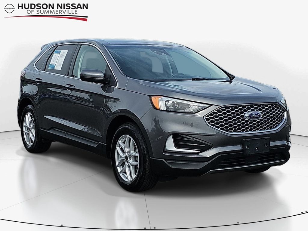 Gray Metallic 2023 Ford Edge SEL AWD SUV / Crossover All-Wheel Drive 8-Speed Automatic