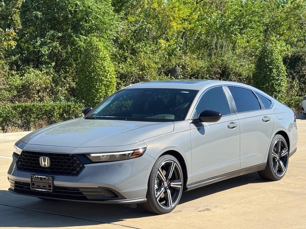 2025 Honda Accord Hybrid Sport Gray at Classic Elite Chevrolet Hwy 6