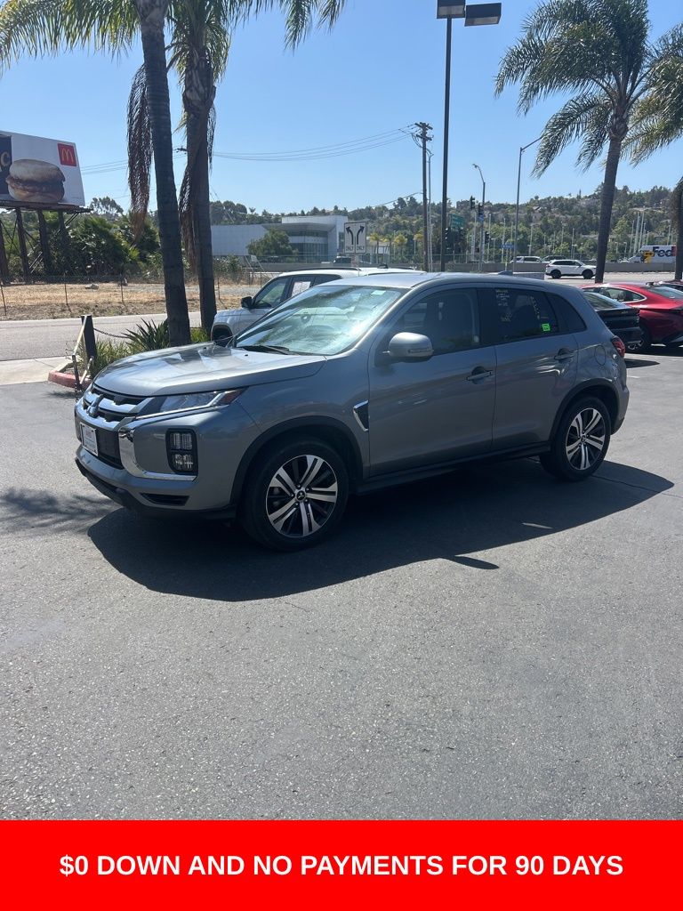 Silver 2025 Mitsubishi Outlander Sport SE AWC SUV / Crossover All-Wheel Drive Continuously Variable Transmission
