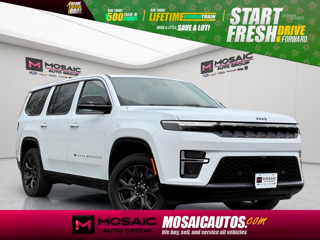 Bright White Clearcoat 2026 Jeep Grand Wagoneer SUV / Crossover 8-Speed Automatic