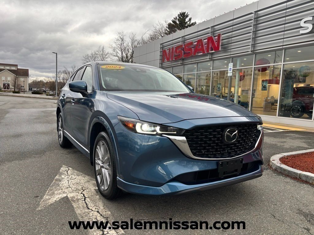 Eternal Blue Mica 2024 Mazda CX-5 2.5 S Premium AWD SUV / Crossover All-Wheel Drive 6-Speed Automatic