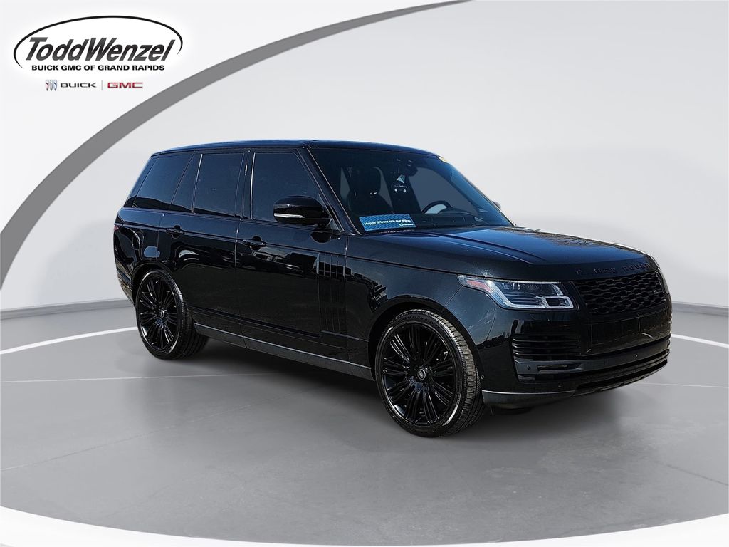 Black 2018 Land Rover Range Rover V6 HSE 4WD SUV / Crossover All-Wheel Drive 8-Speed Automatic